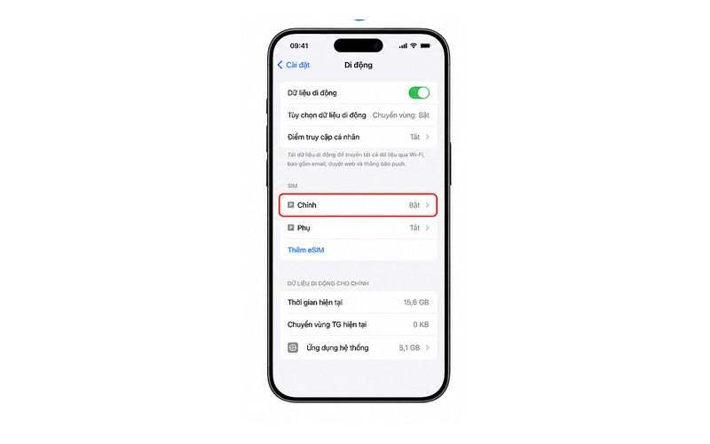 Chọn đúng thẻ SIM VinaPhone đang sử dụng dịch vụ