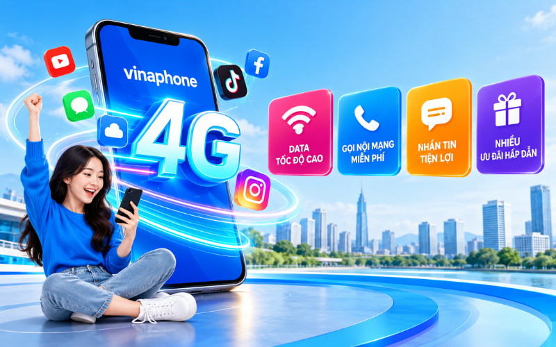 VinaPhone cung cấp đa dạng các gói cước 4G nhằm đáp ứng nhu cầu của người dùng