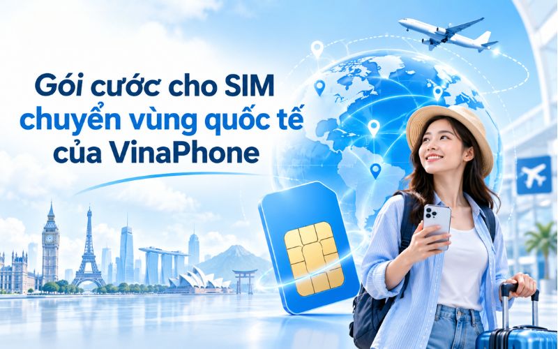 VNPT triển khai một số gói cước cho sim chuyển vùng quốc tế kèm gói roaming