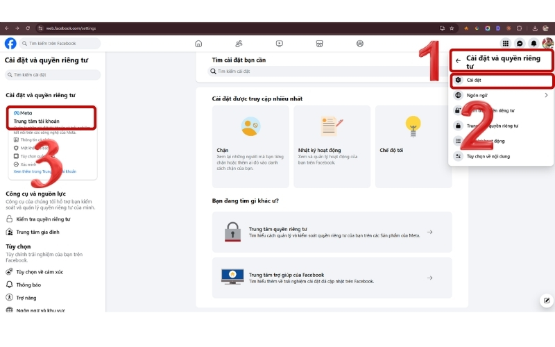 Cách tắt xác thực 2 yếu tố Facebook trên máy tính
