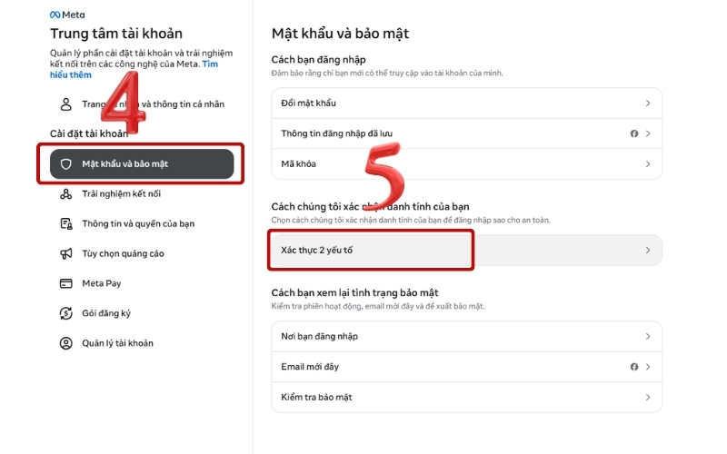 Cách tắt xác thực 2 yếu tố Facebook trên máy tính