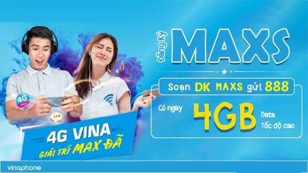 Gói cước MAXS sinh viên của VinaPhone dành cho các bạn sử dụng internet ít