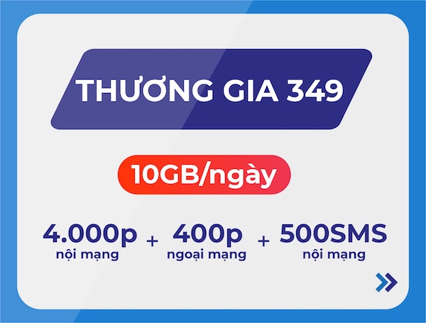 6TG349 là 1 trong những gói cước 4G theo tháng tốt nhất của VinaPhone