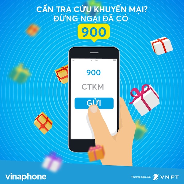 soạn “CTKM” gửi 900 để xem các chương trình khuyến mại 