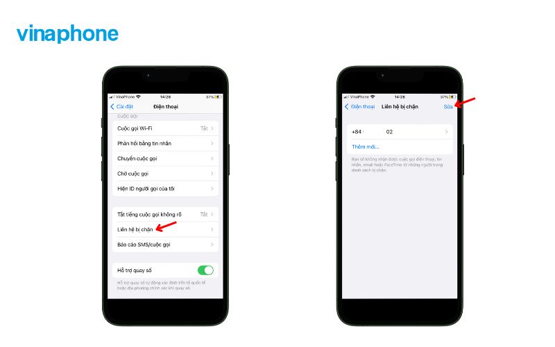 bỏ chặn số điện thoại trên iphone