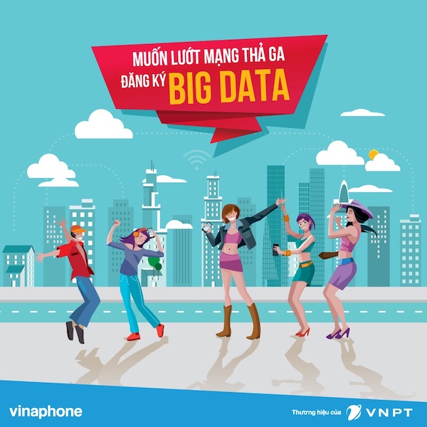 Các gói 4G 1 năm BIG của VinaPhone dung lượng lớn mà giá lại rẻ