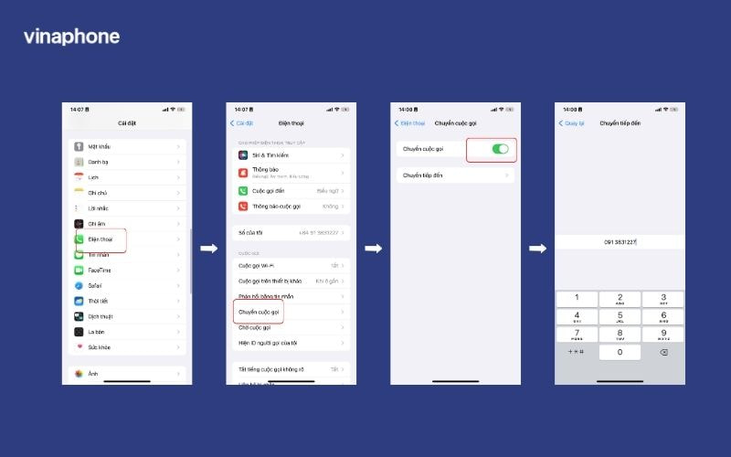 cách tắt chuyển hướng cuộc gọi trên iPhone