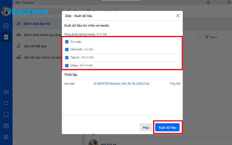 Cách khôi phục tin nhắn Zalo nhanh trên máy tính