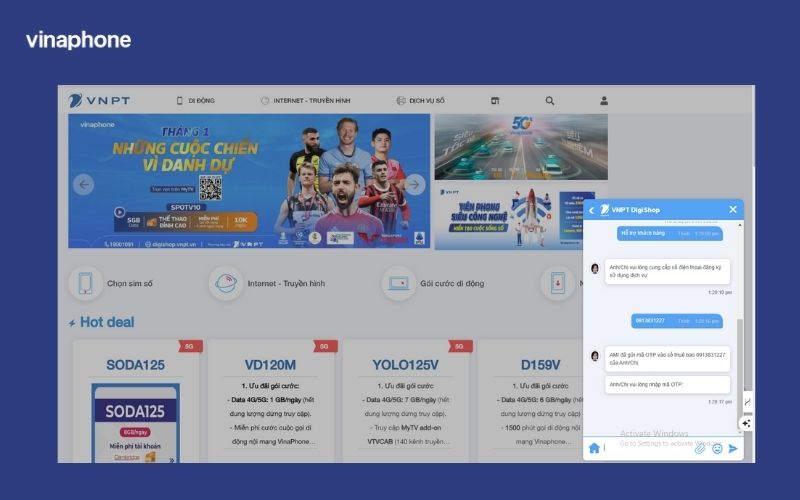 cách kiểm tra dữ liệu 4g vina