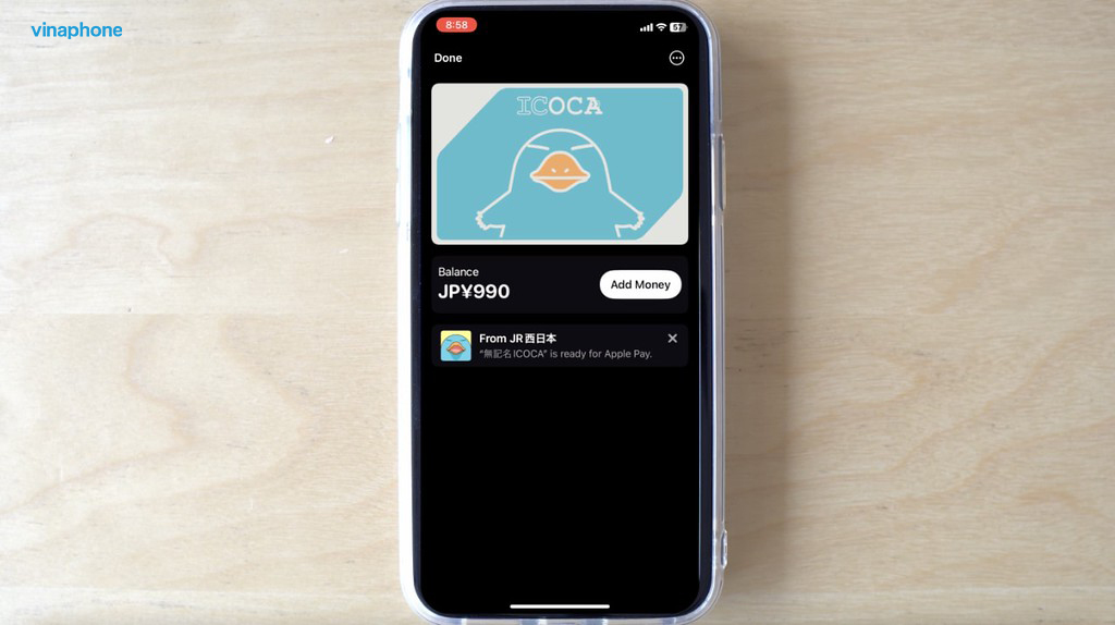 cách nạp tiền vào thẻ icoca