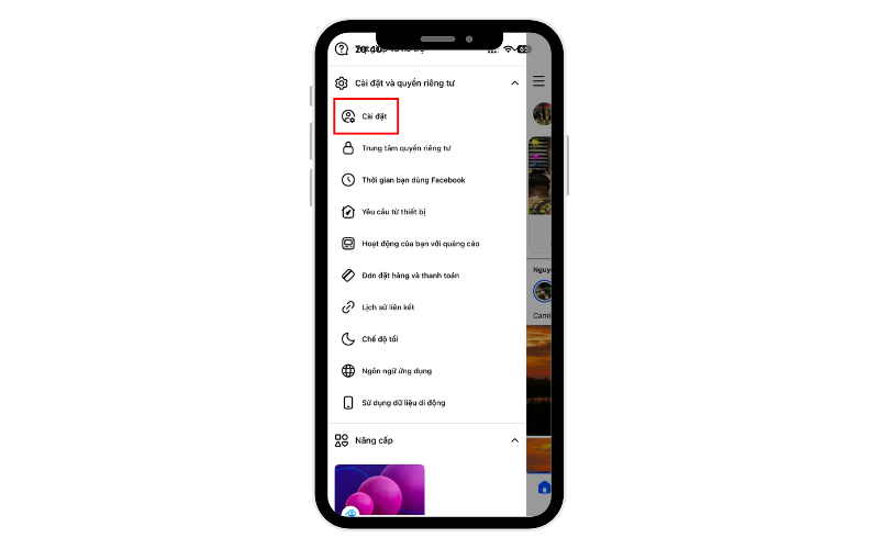Bước 3: Nhấn chọn Cài đặt.&nbsp;