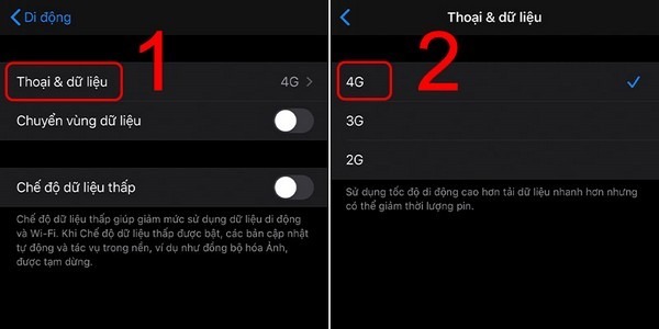 Kiếm tra điện thoại iOS đang ở chế độ máy bay 
