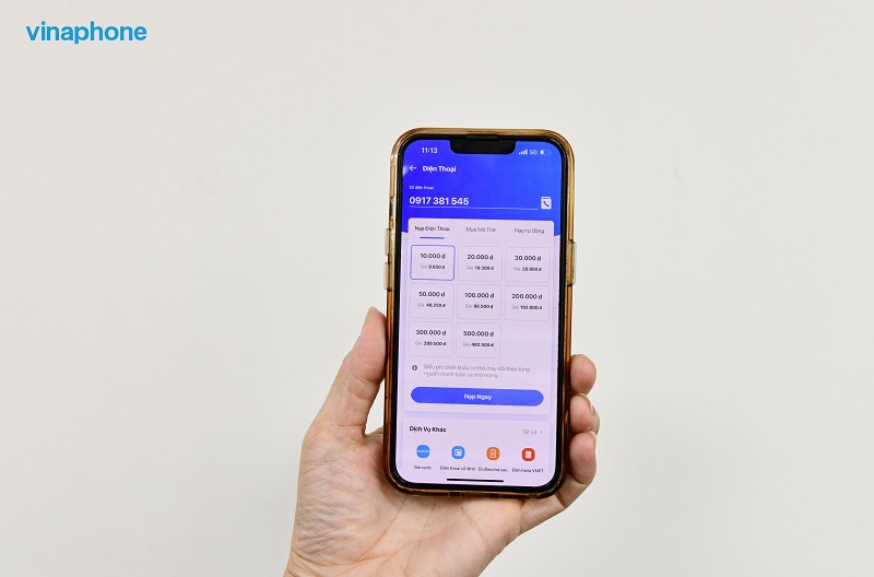 nạp thẻ điện thoại trả sau