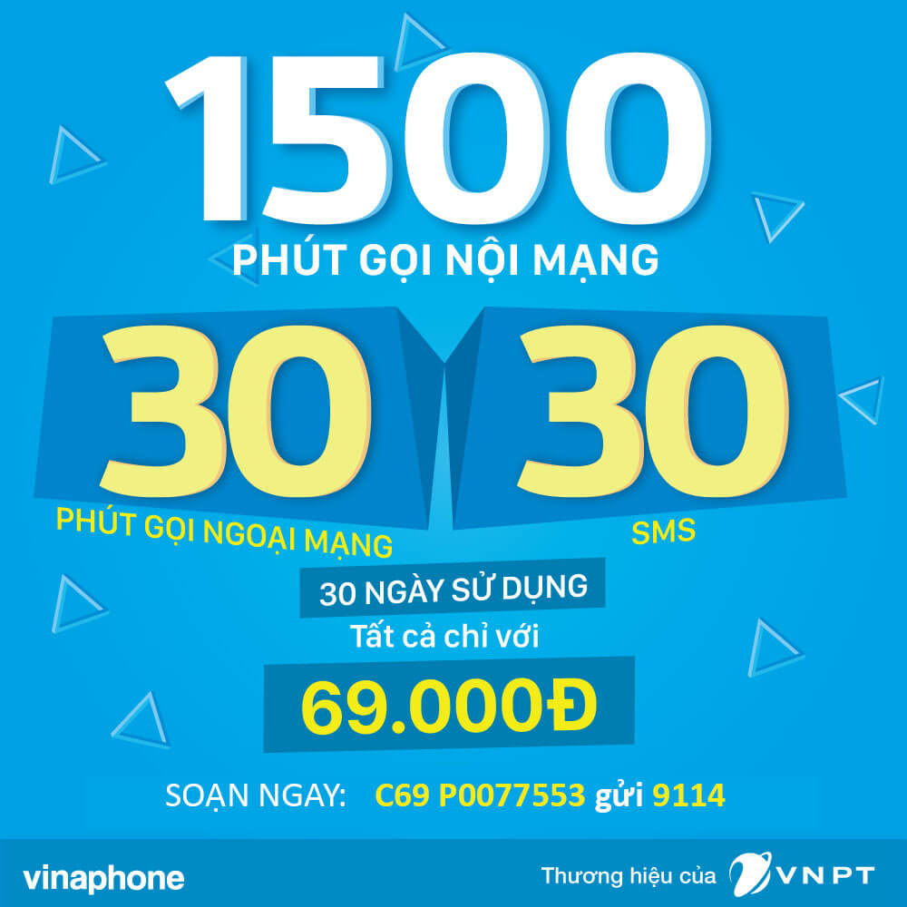 Đăng ký gói cước C69 VinaPhone