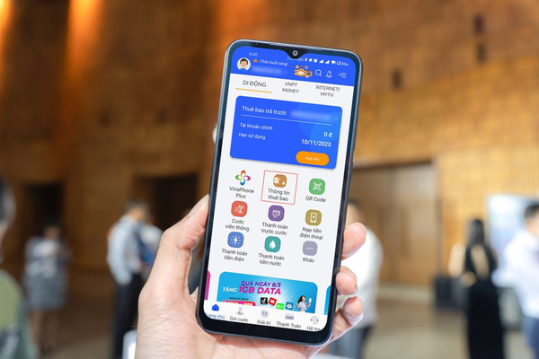 Nạp thẻ VinaPhone trả trước qua app My VNPT