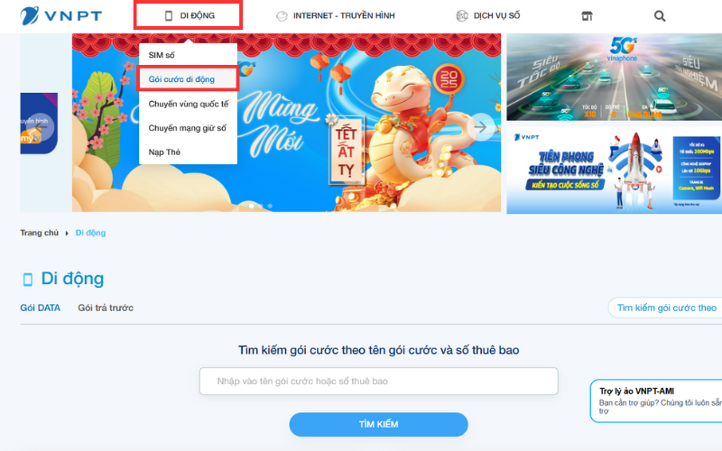 dk gọi ngoại mạng vina ngày