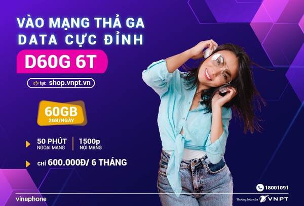 Gói 4G đỉnh Vina