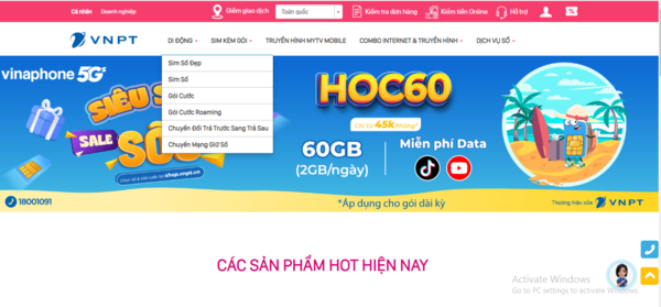 Vào mục “Sim số” để tìm mua sim ô tô