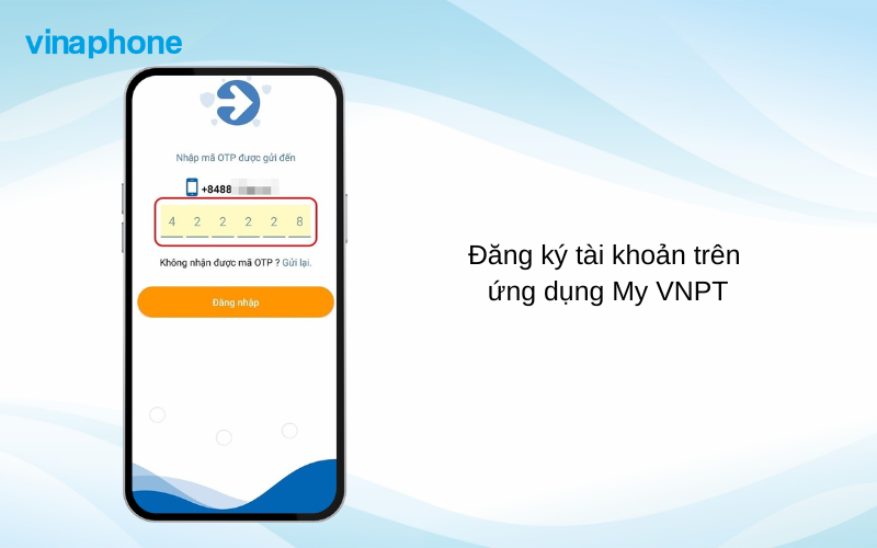 Đăng ký tài khoản trên ứng dụng My VNPT