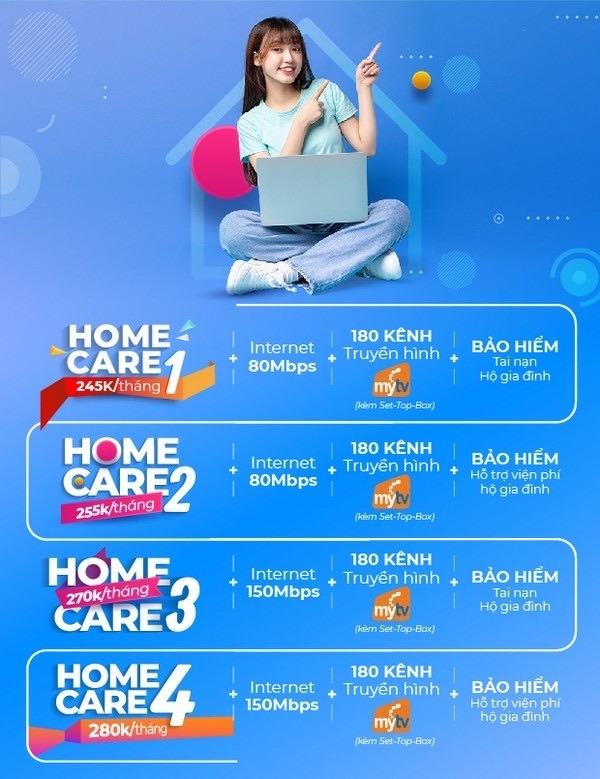Danh sách 3 gói internet, truyền hình và bảo hiểm mà VNPT đang cung cấp