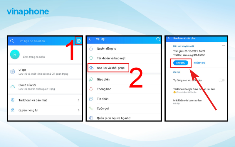 Hướng dẫn đồng bộ tin nhắn Zalo sang điện thoại Android