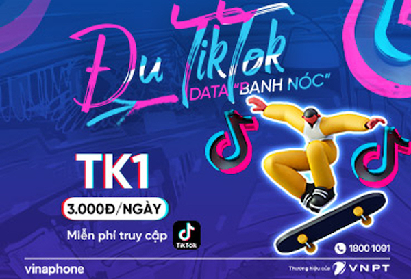 Đu TikTok - Data “banh nóc” chỉ với 3.000đ/ngày