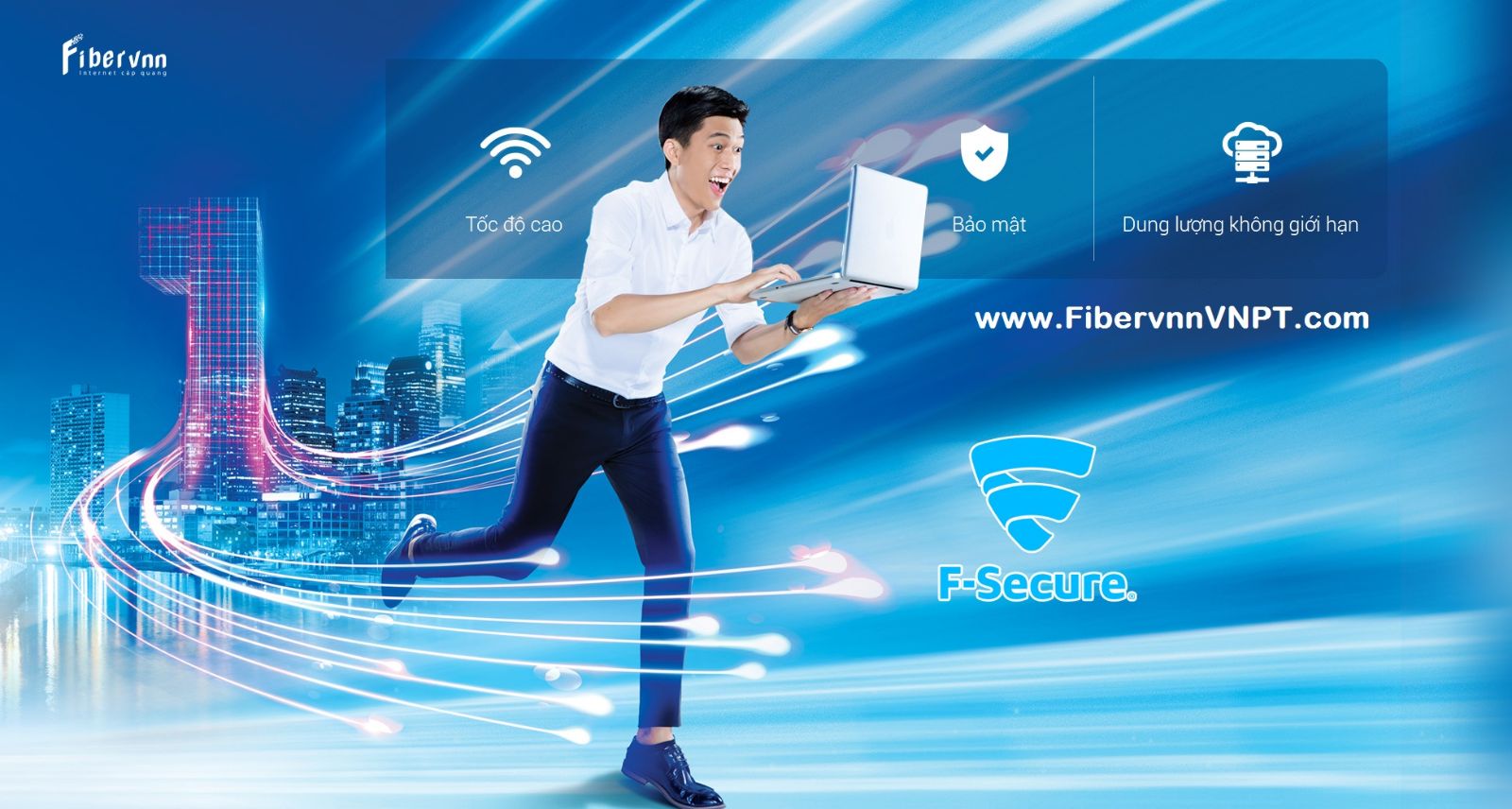 Cáp quang FiberVNN của VNPT có khả năng truy cập tốc độ mạng cao
