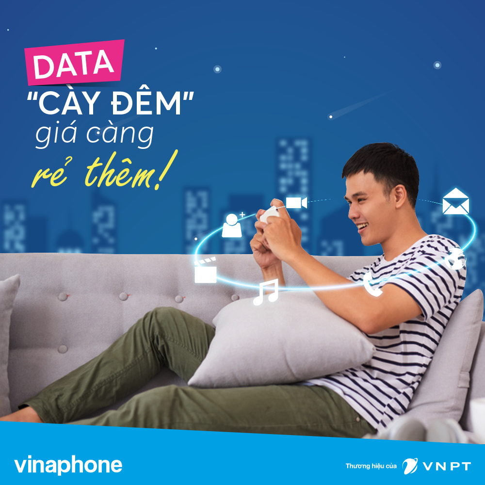 Các gói cước data ngắn hạn tiện lợi của VinaPhone
