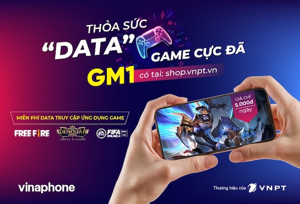 Gói cước GM1 chỉ với 5K, chơi game cực đã