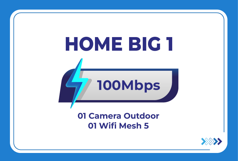 Gói cước HOME BIG 1 kèm thiết bị camera outdoor