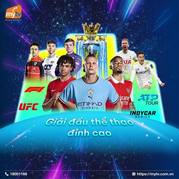 Gói cước K+ trên MyTV cung cấp nhiều giải đấu thể thao