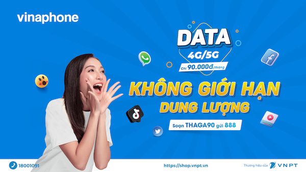 Đăng ký gói cước THAGA của VinaPhone với nhiều ưu đãi