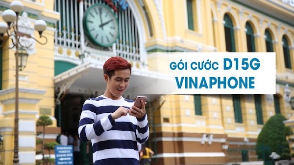 Gói D15G của VinaPhone ưu đãi 15GB/tháng