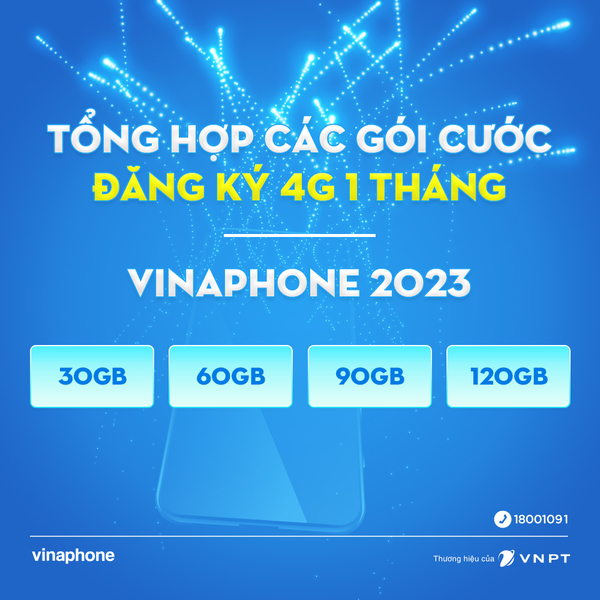 gói cước data 4g theo tháng sử dụng thả ga