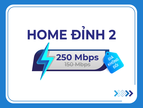 Home Đỉnh 2 là sự kết hợp của 3 dịch vụ Internet, truyền hình và di động