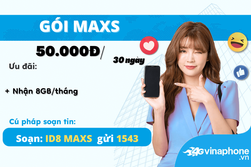Gói cước MAXS sinh viên của VinaPhone sẽ dùng được trong 30 ngày