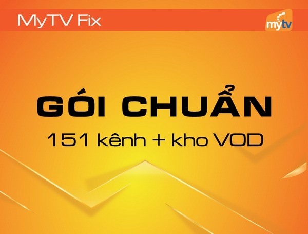 Gói MyTV Fix với 151 kênh truyền hình cùng kho VOD đặc sắc