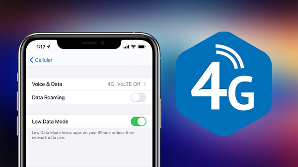 đảm bảo thiết bị đã được bật tính năng truy cập 4G