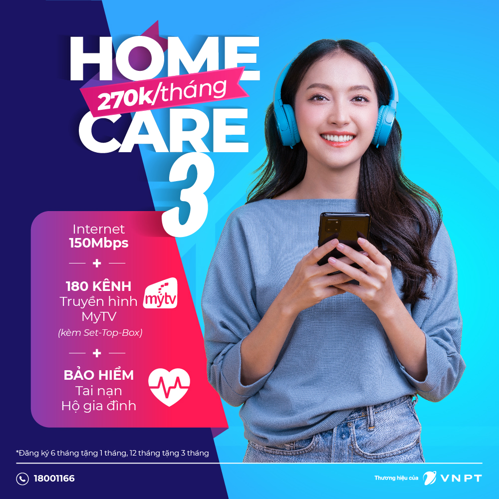 gói Home Care 3 khách hàng Cần Thơ có thêm bảo hiểm