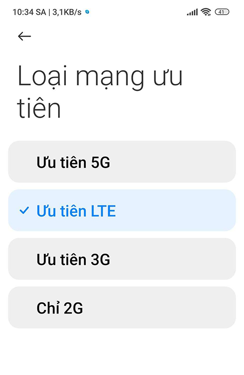  Cách cài mạng 4G trên điện thoại 5G Xiaomi 