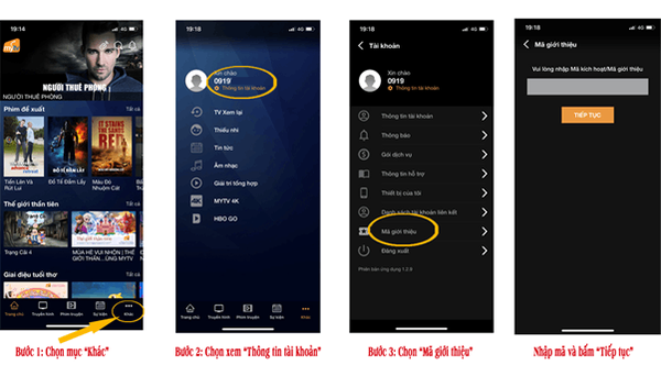 hướng dẫn đăng nhập truyền hình mytv ott