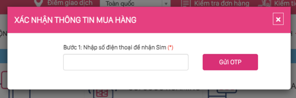 Nhập số điện thoại liên hệ để mua sim 