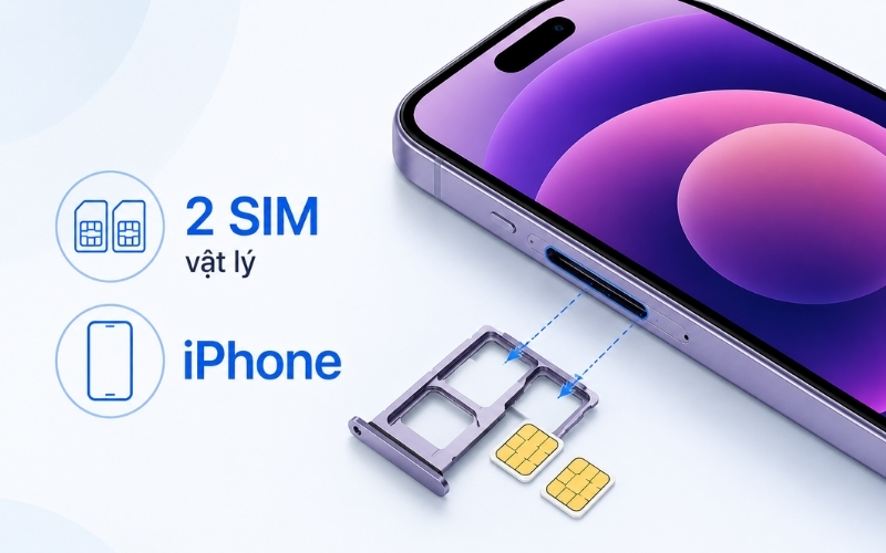 Các phiên bản iPhone hai SIM vật lý được Apple phân phối tại Trung Quốc đại lục, Hồng Kông và Ma Cao tùy từng model