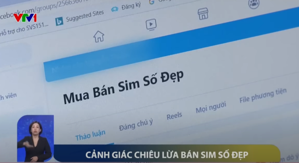  VTV đã nhiều lần cảnh báo lừa đảo khi mua bán SIM qua mạng
