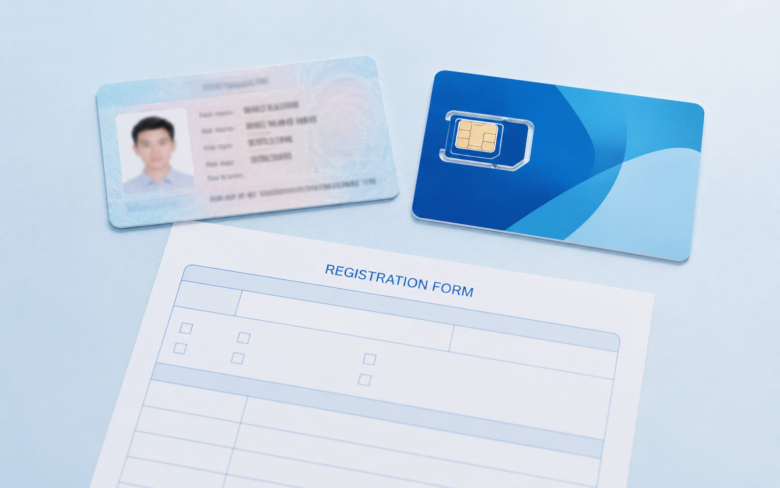 Mang theo CCCD gắn chip bản gốc để xác nhận SIM chính chủ