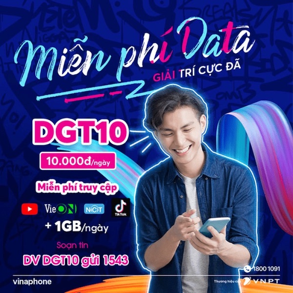 Miễn phí truy cập app giải trí với ký GT1 và DGT10