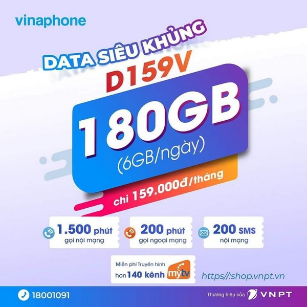 Sim 12 D159V với nhiều ưu đãi hấp dẫn