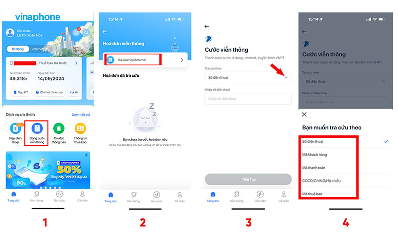 thanh toán Internet VNPT online