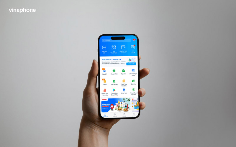 nạp tiền điện thoại qua internet banking Vietcombank
