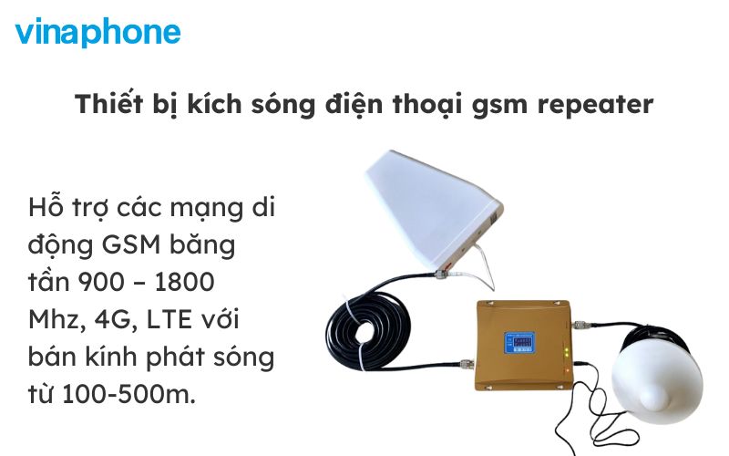 thiết bị kích sóng điện thoại gsm repeater